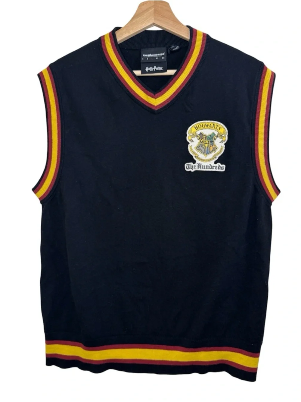 The Hundreds x Harry Potter Hogwarts Sweater Vest Size L